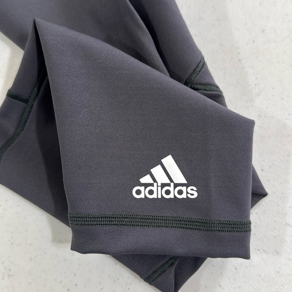 Adidas Compression Active Leggings Dark Gray New Size small - Picture 3 of 10
